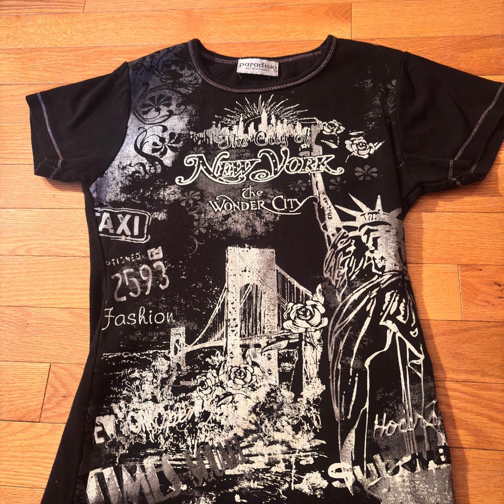 vintage graphic new york t